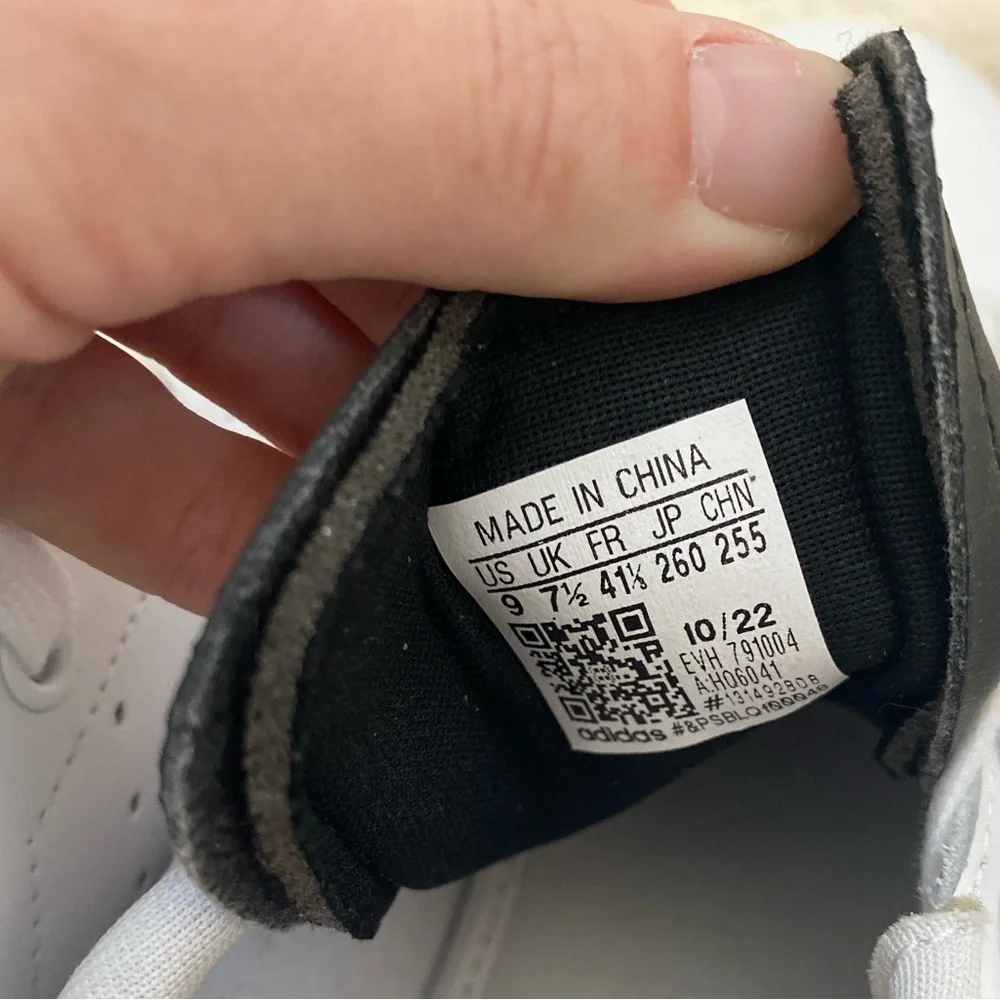 Adidas Stan Smith Millencon white black women’s sneakers - Picture 9 of 10
